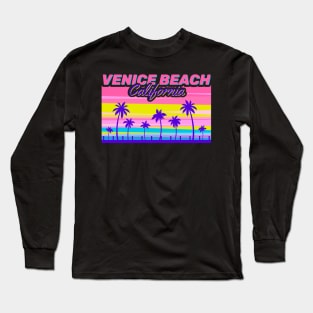 Vintage Style Venice Beach California Long Sleeve T-Shirt